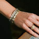 SAVENAC 1821 Lace Rein Bracelet worn on wrist, lifestyle shot
