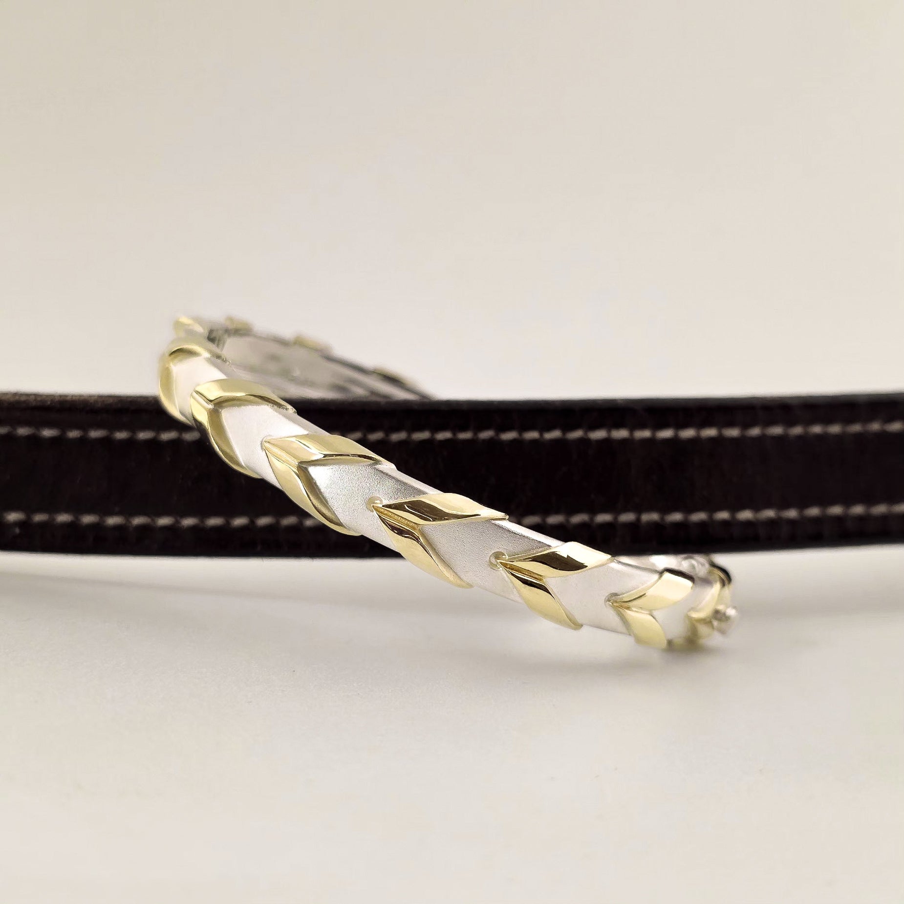 Lace Rein Bracelet inspired by English equestrian laced reins