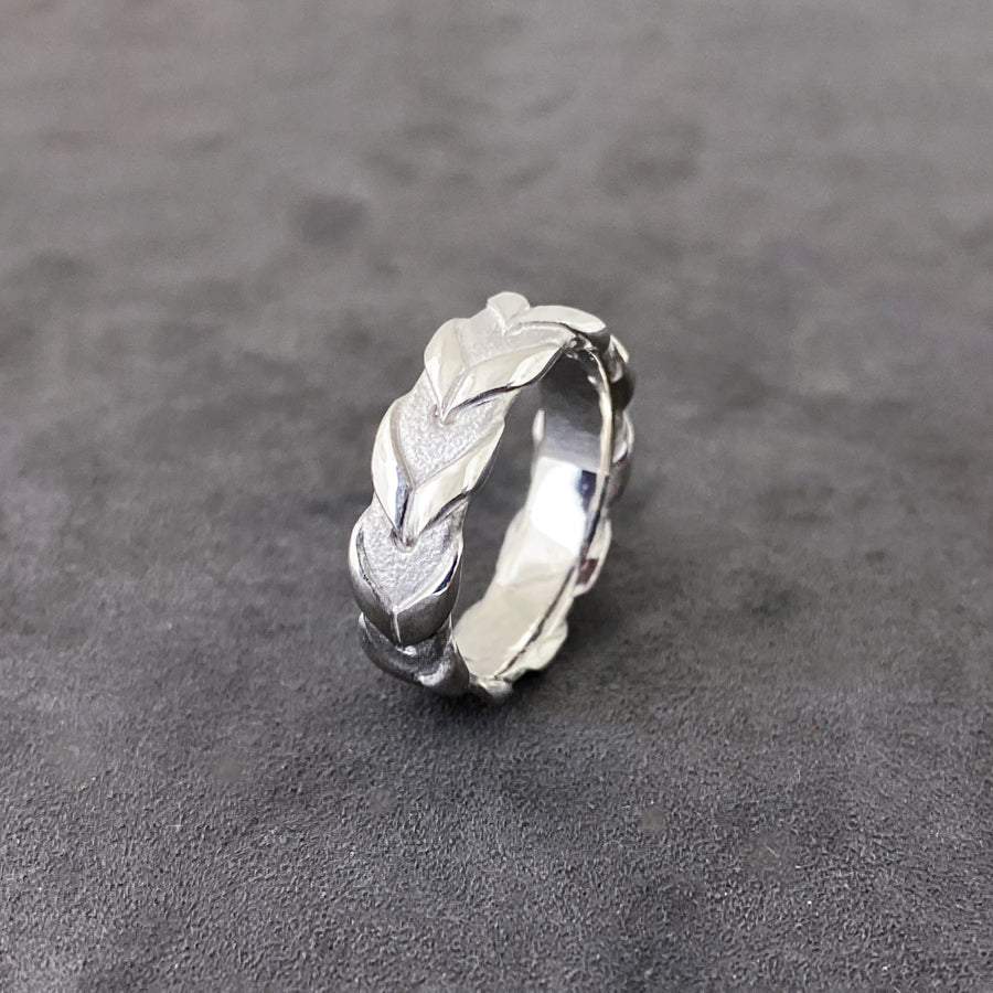 Lace Rein Ring - Sterling Silver